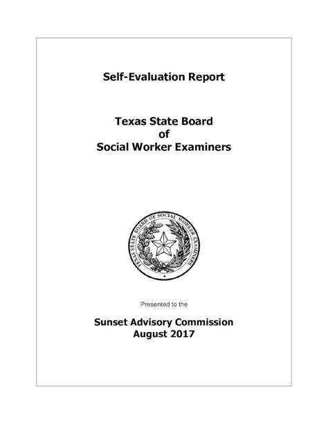 texas state board of social work examiners