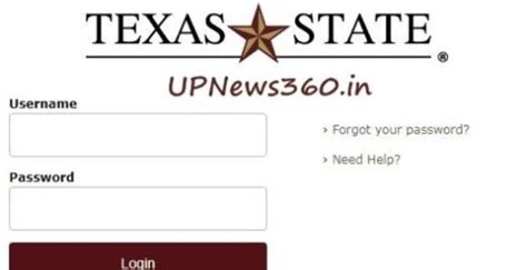 texas state self service login