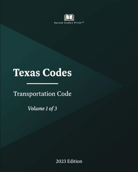 Texas Transportation Code Traffic Hazard