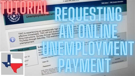 texas workforce payment request