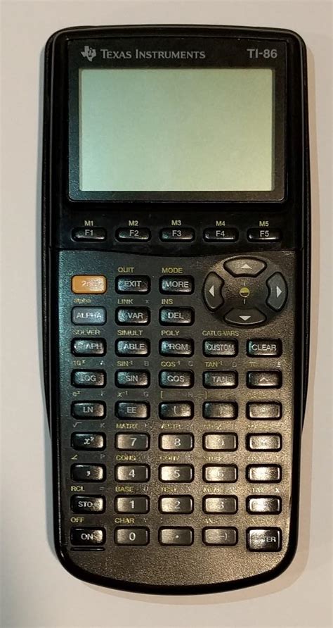 Texas Instruments TI86 Graphing Calculator
