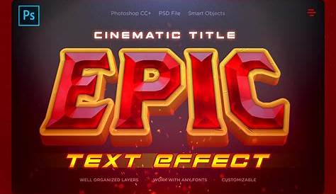 Free Download Photoshop Fast Text Effect Project - PSD File