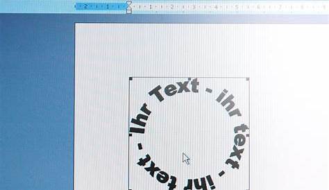 OpenOffice: Text im Bogen schreiben - So gehts! - Blogseite.com 💬