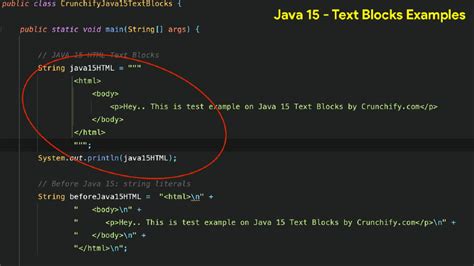 Text Blocks In Java