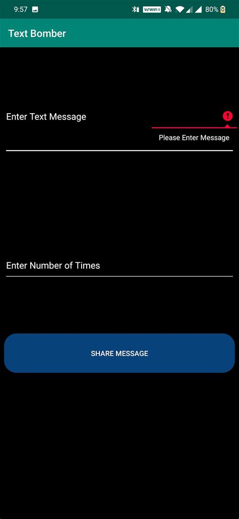 Text Bomber App Mobile