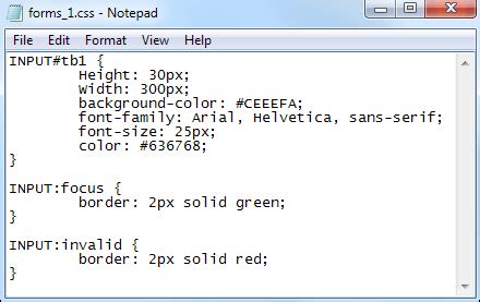 text box code