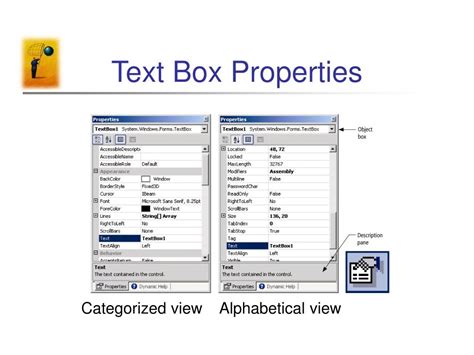 text box properties in html