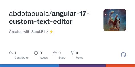 Text Editor Angular Stackblitz