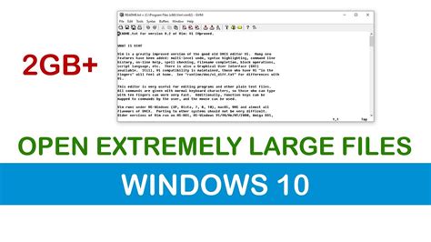 text editor for opening large files