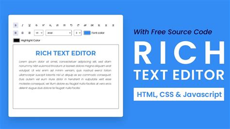 Text Editor Javascript Online