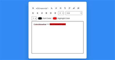 Text Editor Source Code