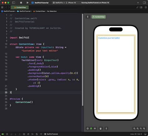 Text Editor Swiftui