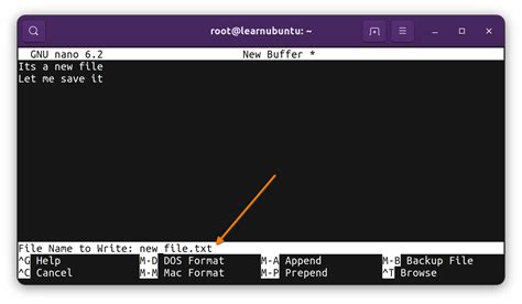 Text Editor Ubuntu Command Line