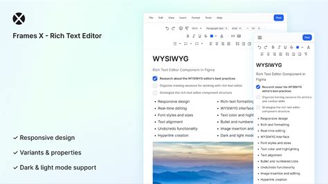 Text Editor Ui Kit Figma