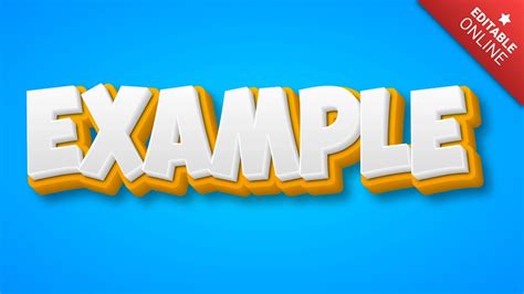text effects examples
