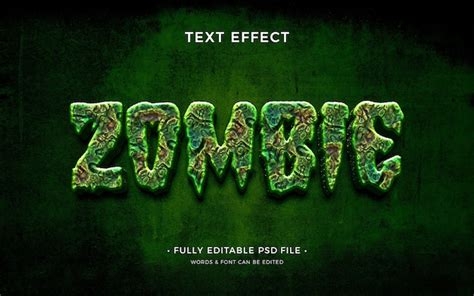 Text Face Zombie