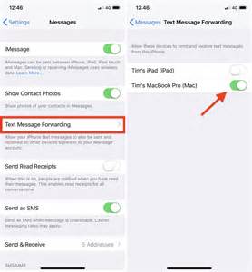 Text Message Settings