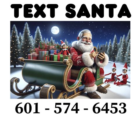 text santa free
