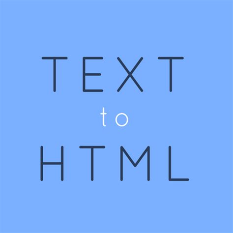 text to html unit conversion