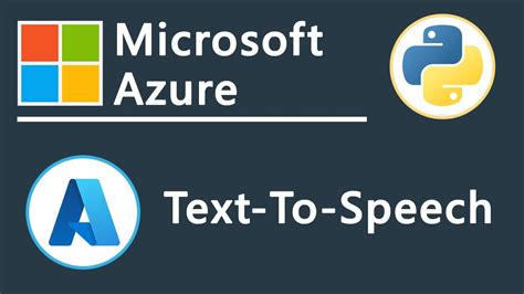 text to speech azure python