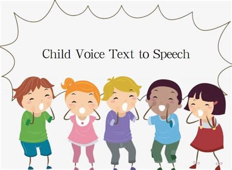 Text To Speech Kid Voice