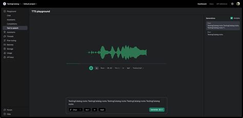text to speech openai playground