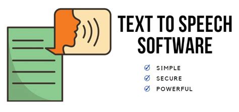 text to speech software meaning