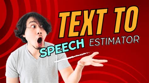 text to speech time estimator