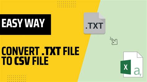 How to convert a TXT file to CSV online
