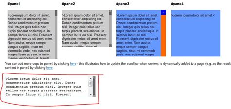 Textarea Set Scrollbar