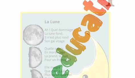 La Lune - Ce1 - Ce2 - Lecture pluridisciplinaire - PDF à imprimer