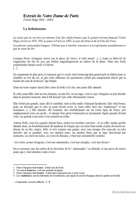 texte sur notre dame de paris