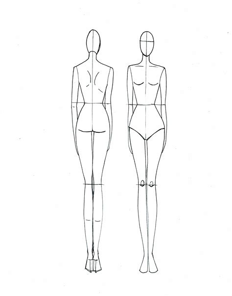 Textiles Mannequin Drawing