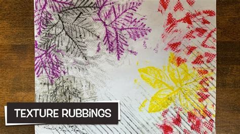 Texture Rubbing Examples