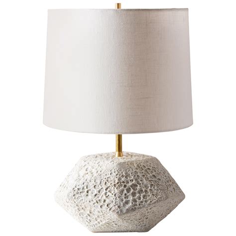Textured White Lamp
