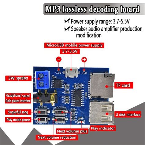 TF Card MP3 Decoder Board