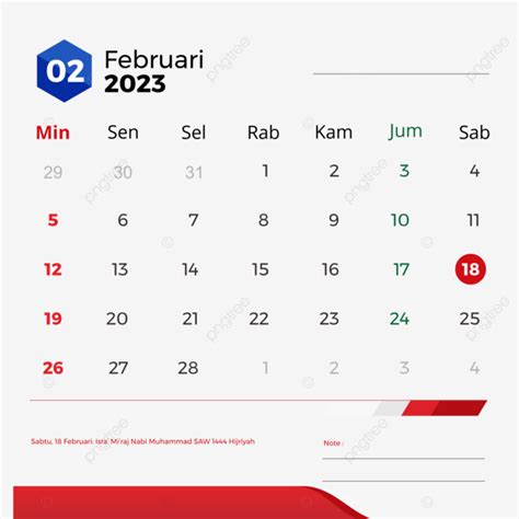 tgl merah februari 2023