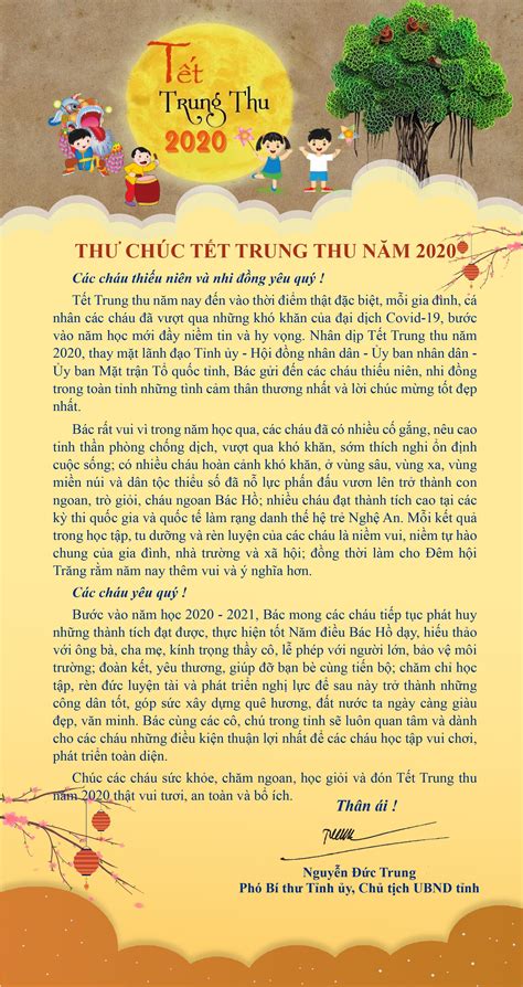 thư chúc tết trung thu 2023 của chủ tịch nước