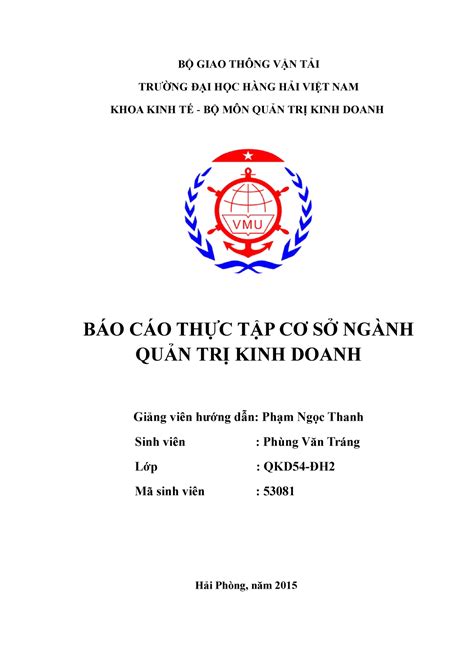 thực tập cơ sở ngành là gì