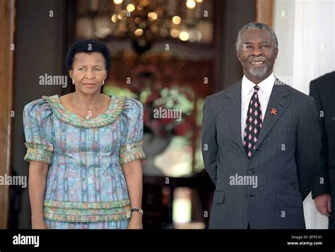 thabo mbeki and his wife