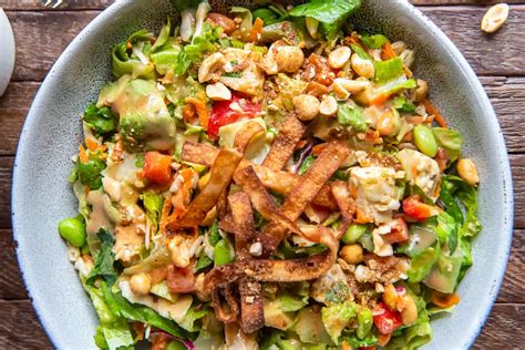 This Thai Crunch Salad is full of color and bold fresh