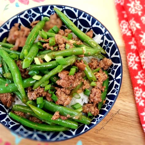 Thai Basil Beef Green Beans