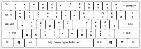 thai language keyboard