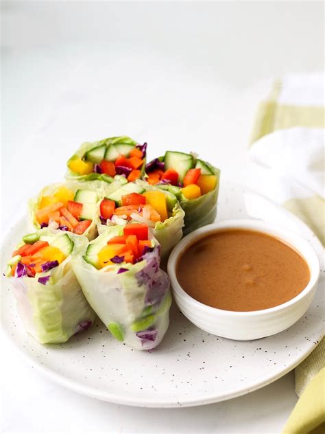 Thai Peanut Sauce For Rice Paper Rolls