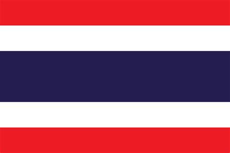 thailand flag printable