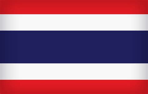thailand flag with symbol
