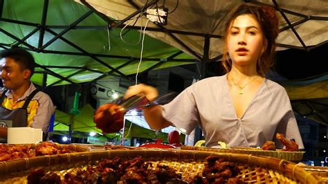 thailand girls cooking street food videos