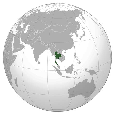 thailand in world map png