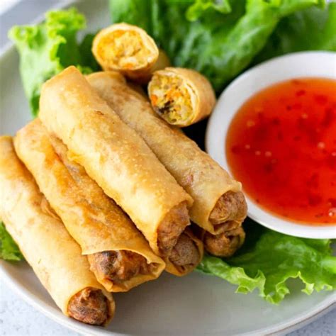 Thai Spring Rolls Recipe With Chicken, Pork, or Tofu