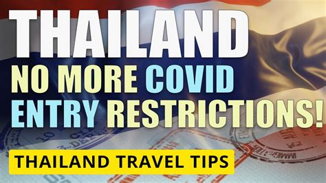 thailand travel requirements from australia